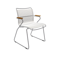 Houe Click Dining tuinstoel met arm Muted White