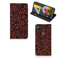 Google Pixel 4a | Flip Style Cover | Koffiebonen