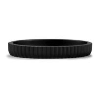 Zeepschaal Andrea House Zwart Mat Hars (13,5 x 9 x 2 cm)