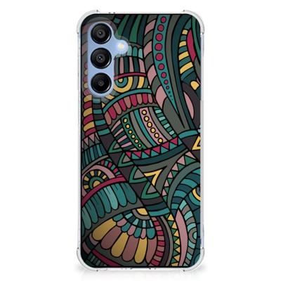 Samsung Galaxy A16 Doorzichtige Silicone Hoesje Aztec Samsung Galaxy A16 Doorzichtige Silicone Hoesje Aztec