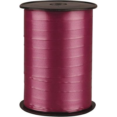 Creativ Company Cadeaulint, b: 10 mm, glossy, robijnrood, 250 m/ 1 rol