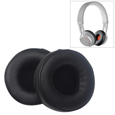 2 stuks voor Jabra Move Revo draadloze hoofdtelefoon kussen spons lederen cover earmuffs vervangende oorkussens (zwart)
