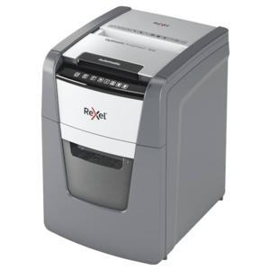 Rexel Optimum AutoFeed+ 90X Papierversnipperaar 90 vellen Micro cut 4 x 28 mm P-4 34 l Ook geschikt voor Paperclips, Nietjes, Creditcards