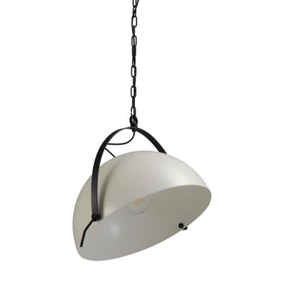 Masterlight Landelijke hanglampLarino 50 wit met zwart - 2197-06-06-B-K