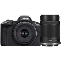 Canon EOS R50 zwart + RF-S 18-45mm IS STM + RF-S 55-210mm F/5-7.1 IS STM