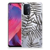 OPPO A93 5G TPU Case Leaves Grey - thumbnail