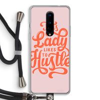Hustle Lady: OnePlus 8 Transparant Hoesje met koord