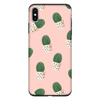 Cactusprint roze: iPhone XS Max Tough Case