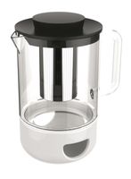 HEMA Theepot Met Filter - 1 L - Glas - thumbnail