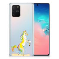 Samsung Galaxy S10 Lite Telefoonhoesje met Naam Horse Color