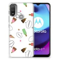 Motorola Moto E20 | E40 | Siliconen Case | IJsjes