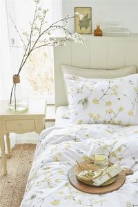 Marjolein Bastin Marjolein Bastin Dekbedovertrek Chiffchaff Geel 260x200/220 cm