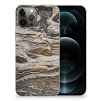 iPhone 12 Pro Max | TPU | Siliconen hoesje | Steen
