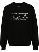 Martine Rose sweat en coton à logo imprimé - Noir