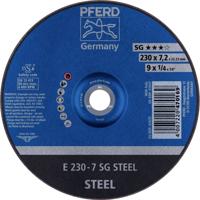 PFERD TOOLS 62223626 E 230-7 SG STEEL Afbraamschijf gebogen Diameter 230 mm Boordiameter 22.23 mm Staal 10 stuk(s)
