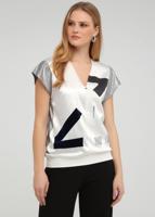 Zip73 Top 2-half Z25/305/03/111 T-shirt Korte Mouw 111 Off-white