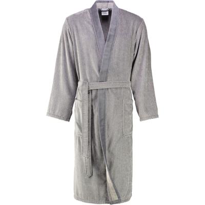 Cawö Cawö Heren Badjas 5840 Velours Kimono Stein 52