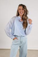 Nukus Iris Blouse Stripe Nkf02011 Blouse 270 Ice/offwhite