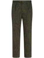 ETRO pantalon droit à motif cachemire - Vert - thumbnail