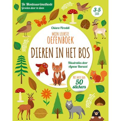 Mijn leukste oefenboek Dieren in het bos