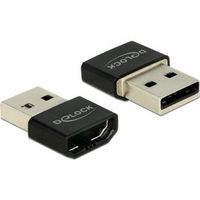 DeLOCK HDMI/USB-A USB grafische adapter Zwart, Zilver - thumbnail