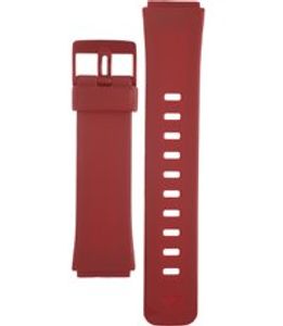 Horlogeband Casio 10224495 / LA-2001-4A Kunststof/Plastic Rood 19mm