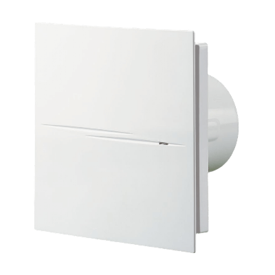 [tweedekans] Design Badkamerventilator Blauberg Sileo - Ø 100mm - Met Timer + Vochtsensor