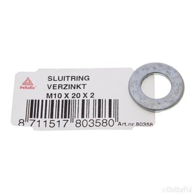 Sluitring m10 20x2 vz - Deltafix
