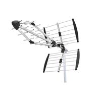 Nedis Buitenantenne | UHF | Ontvangstbereik: =50 km | LTE700 | Versterking: 13.5 dB | 75 Ohm | Antenne lengte: 1085 mm | ABS / Aluminium - ANOR1000ME