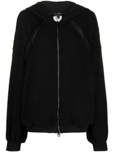 TOM FORD hoodie zippé à empiècements contrastants - Noir