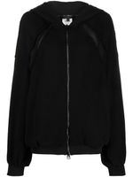 TOM FORD hoodie zippé à empiècements contrastants - Noir