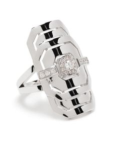 STATEMENT PARIS bague My Way ornée de diamants - Argent