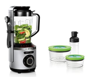 Bosch MMBV625M blender 1,5 l Blender voor op aanrecht 1000 W Aluminium, Zwart