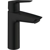Eéngreeps wastafelmengkraan - GROHE Start - 237462432 - Mat zwart - Maat M - Middelgrote uitloop - Waterbesparend