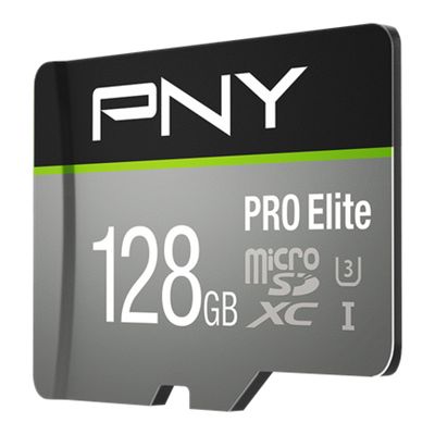 PNY PRO Elite flashgeheugen 128 GB MicroSDXC UHS-I Klasse 10