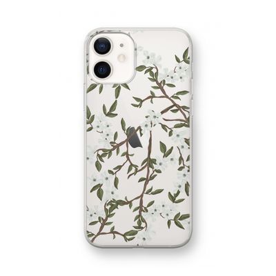 Blossoming spring: iPhone 12 mini Transparant Hoesje