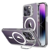 iPhone 14 Pro Classic Hybrid Case with Stash Stand (HaloLock) - Clear
