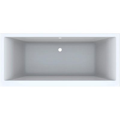 Geberit Renova Plan kunststof duobad acryl rechthoekig 180x80x42cm wit 554.307.01.1