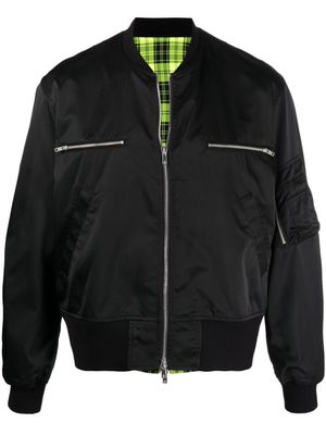 Sankuanz veste bomber à design réversible - Noir