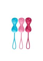 Power Balls Kegel Set of 3 - Turquoise/Red/Pink
