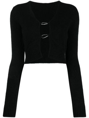 Heron Preston cardigan à devant ouvert - Noir