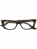 Akoni lunettes de vue Gamma à monture papillon - Marron