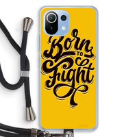 Born to Fight: Xiaomi Mi 11 Lite Transparant Hoesje met koord