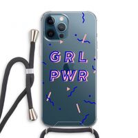GRL PWR: iPhone 12 Pro Transparant Hoesje met koord
