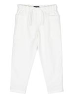 Emporio Armani Kids pantalon de jogging à design uni - Blanc - thumbnail