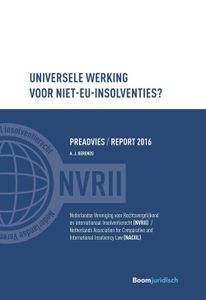 Universele werking voor niet-EU insolventies? - A.J. Berends - ebook