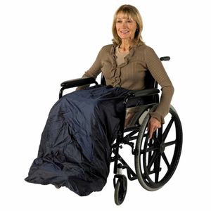 Rolstoel schootkleed Deluxe gevoerd | Splash | Donkerblauw | Rolstoel accessoires | PR34020-D