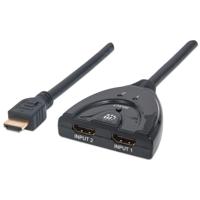 Manhattan 207416 video splitter HDMI 2x HDMI