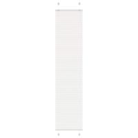 VidaXL Plissé rolgordijn 40x200 cm stofbreedte 39,4 cm polyester wit