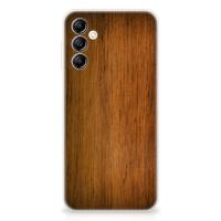Samsung Galaxy A14 5G | Bumper Hoesje | Donker Hout